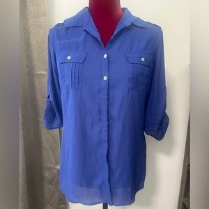 H&M Royal Blue Blouse
